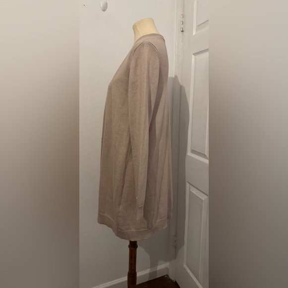 Eileen Fisher Knit Cardigan Organic Linen Cotton Coastal Office Quiet Luxury SML - Picture 3 of 9